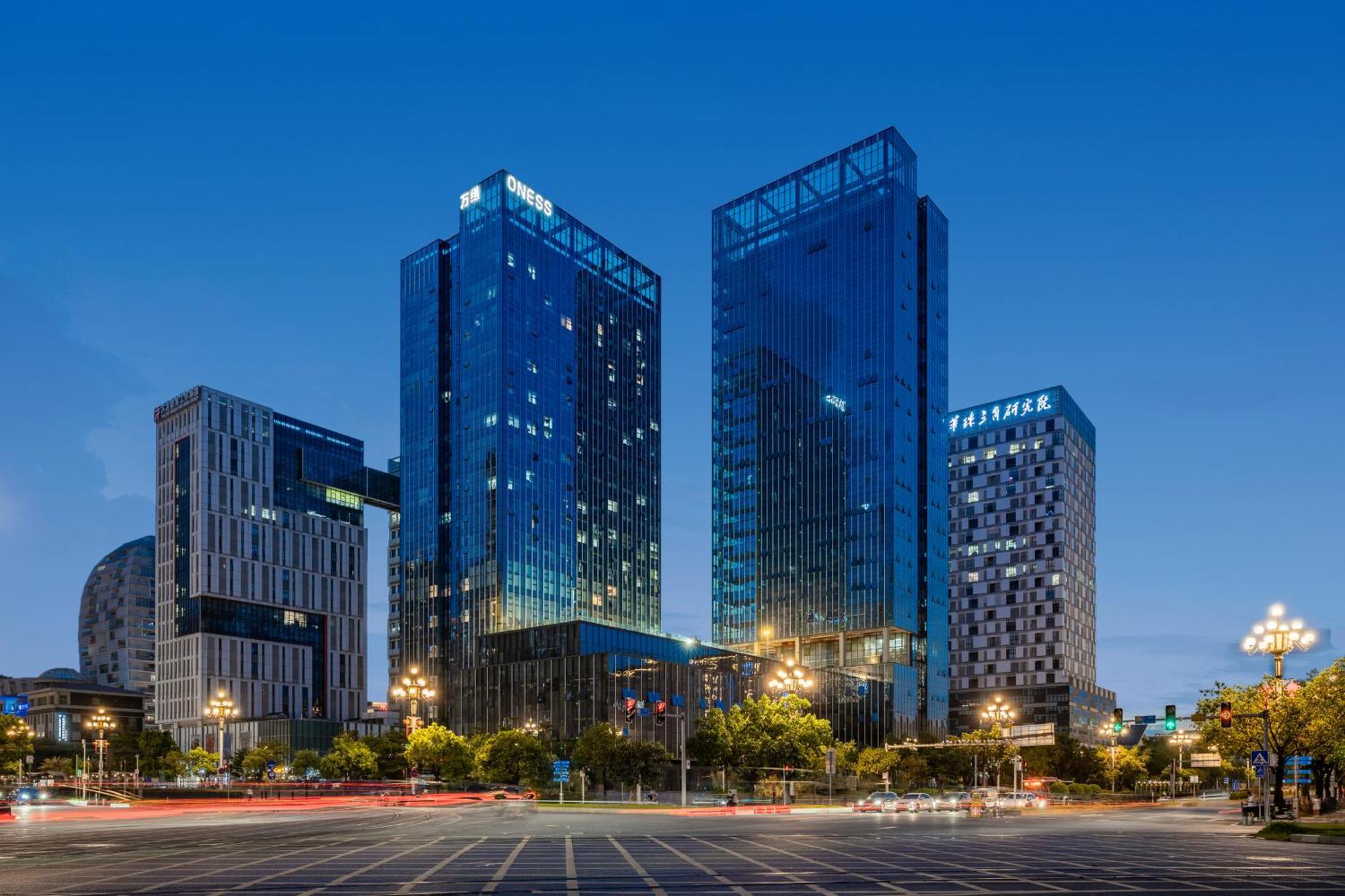 Oness Executive Hotel Guangzhou Huangpu Luogang - Free Shuttle Bus For Canton Fair Exteriör bild