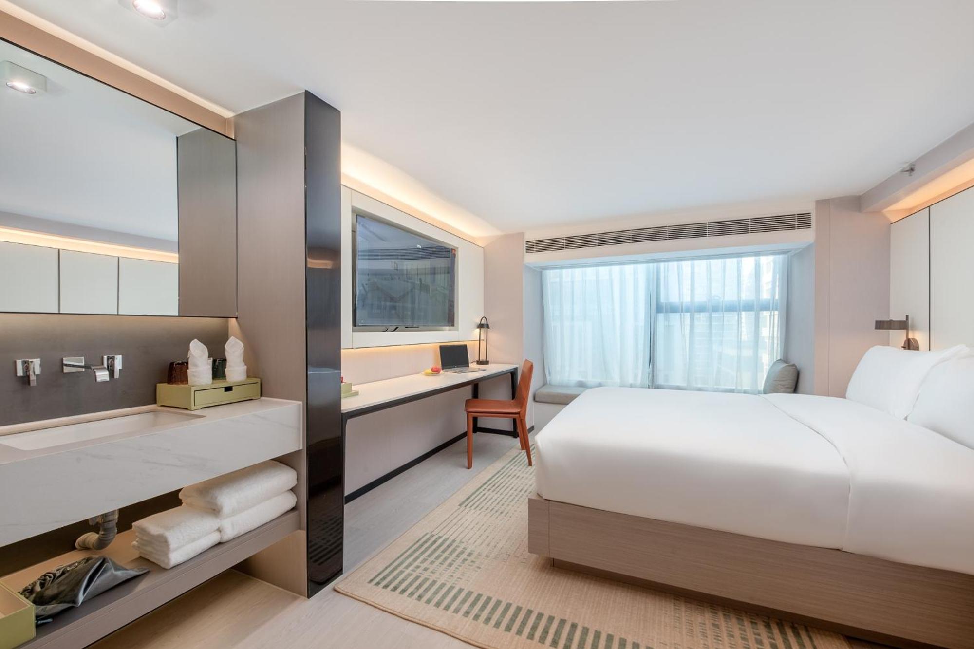 Oness Executive Hotel Guangzhou Huangpu Luogang - Free Shuttle Bus For Canton Fair Exteriör bild