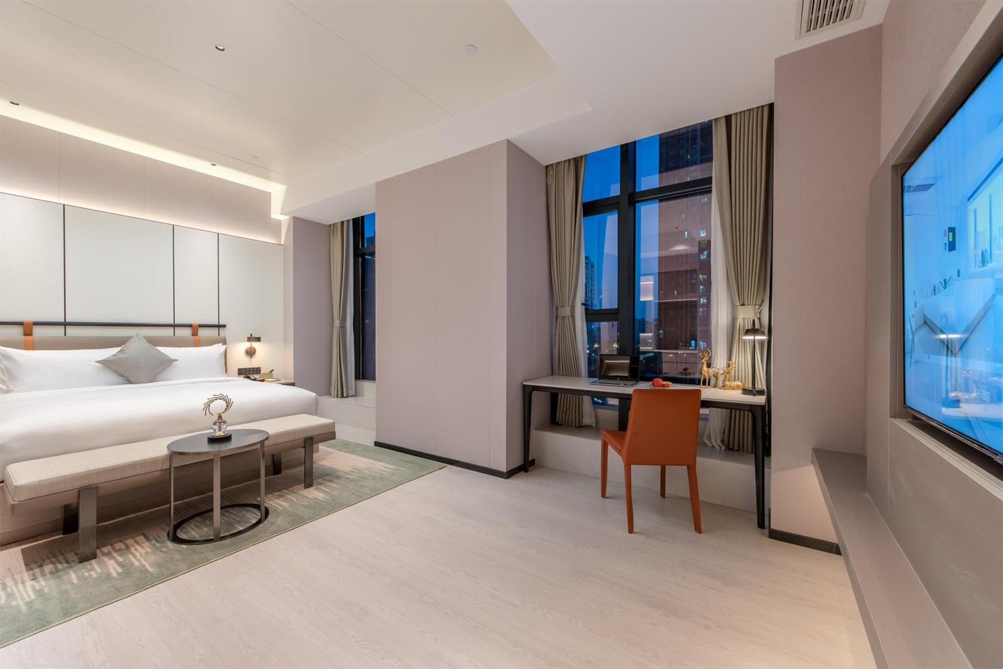 Oness Executive Hotel Guangzhou Huangpu Luogang - Free Shuttle Bus For Canton Fair Exteriör bild